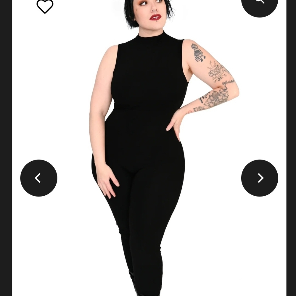 FOXBLOODBlack Sleeveless Jumpsuit